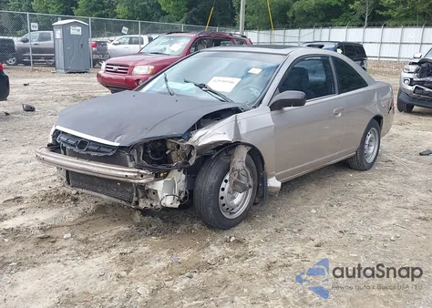 2002 Honda Civic Ex z USA, uszkodzony, nr VIN 1HGEM22912L014056